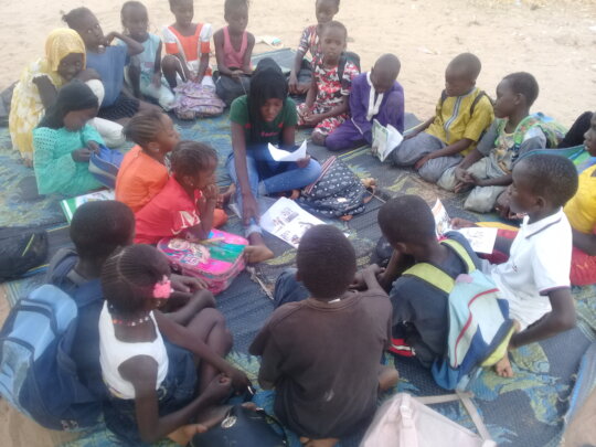 Impact young leader teaching children